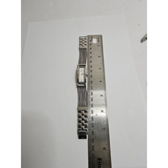 Unique Ladies Kenneth Cole KC4615 Rectangular Quartz Watch New Battery Free Ship main image 6
